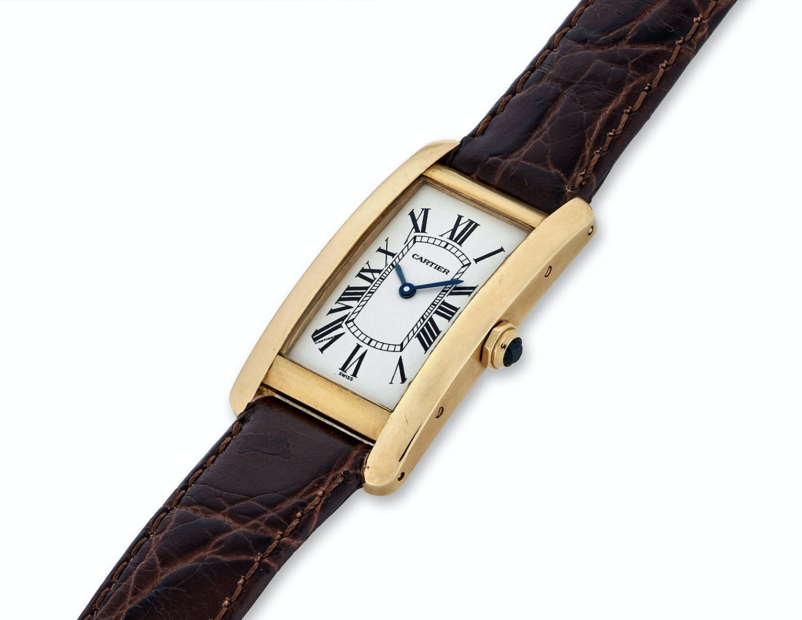 2000s Perfect Replica Cartier Tank Americaine Ref. 1720 In 18k Yellow Gold